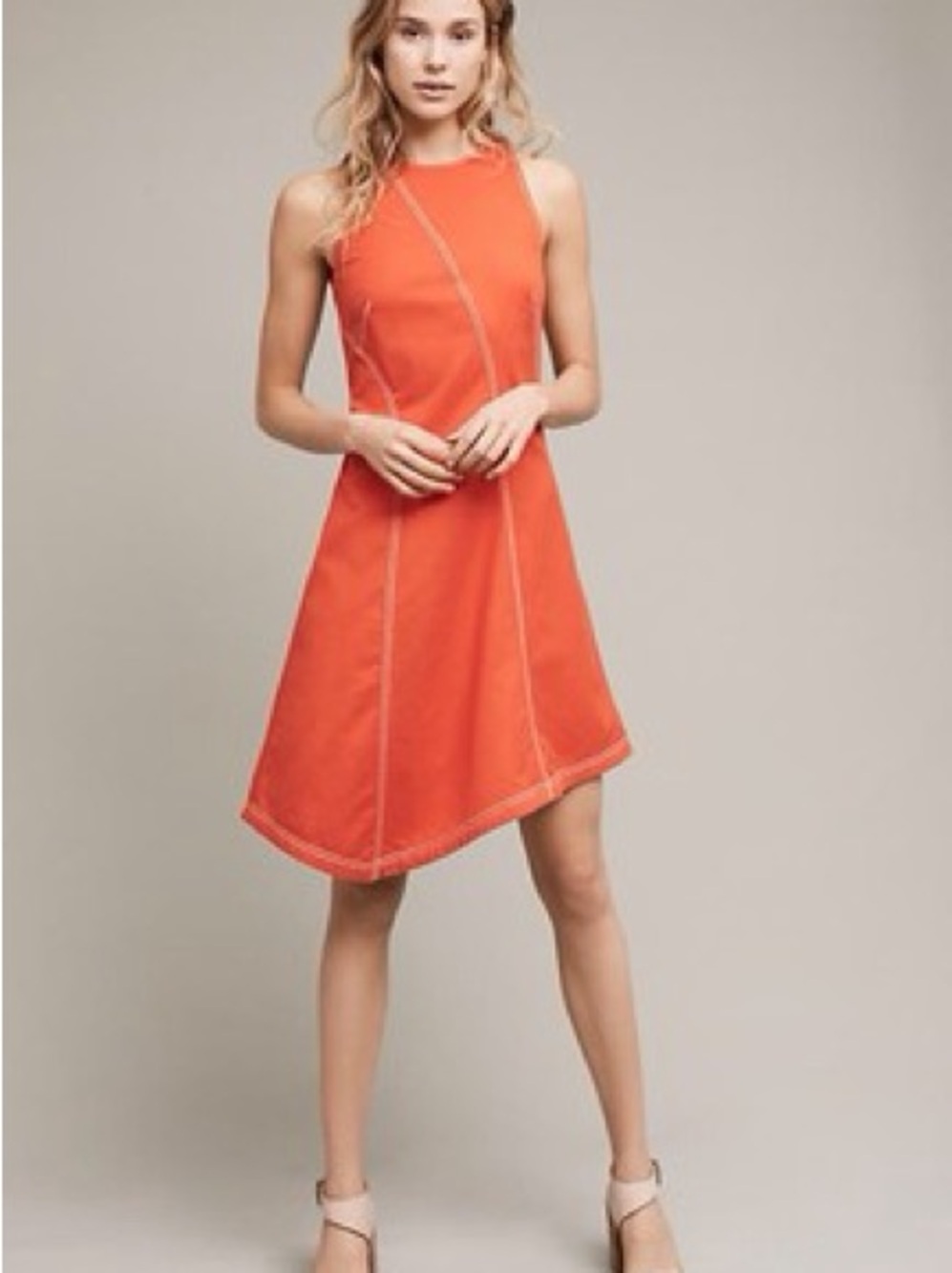 Maeve  Orange A-Line Dress